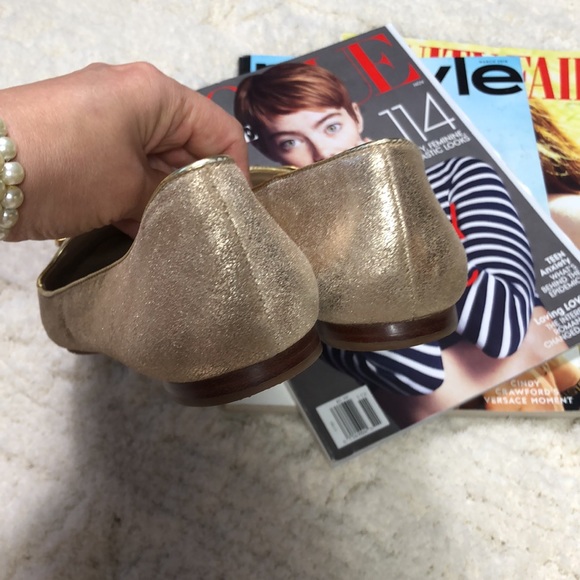 Kate Spade gold ballet flats - Picture 11 of 11